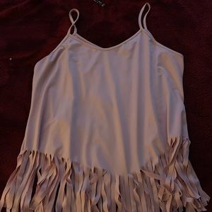 Tank Top with Frillies. Never been worn. 1xl.